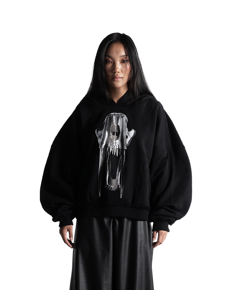 SMILODON RAW EDGES HOODIE