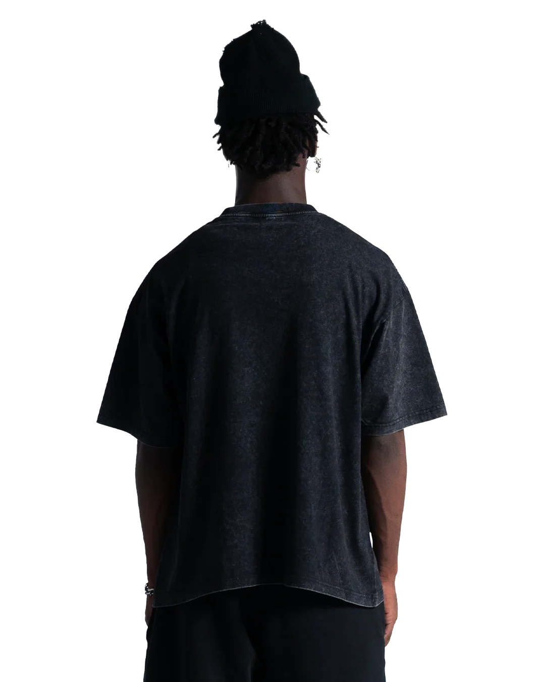 FIREMARK VINTAGE-WASHED BLACK TEE