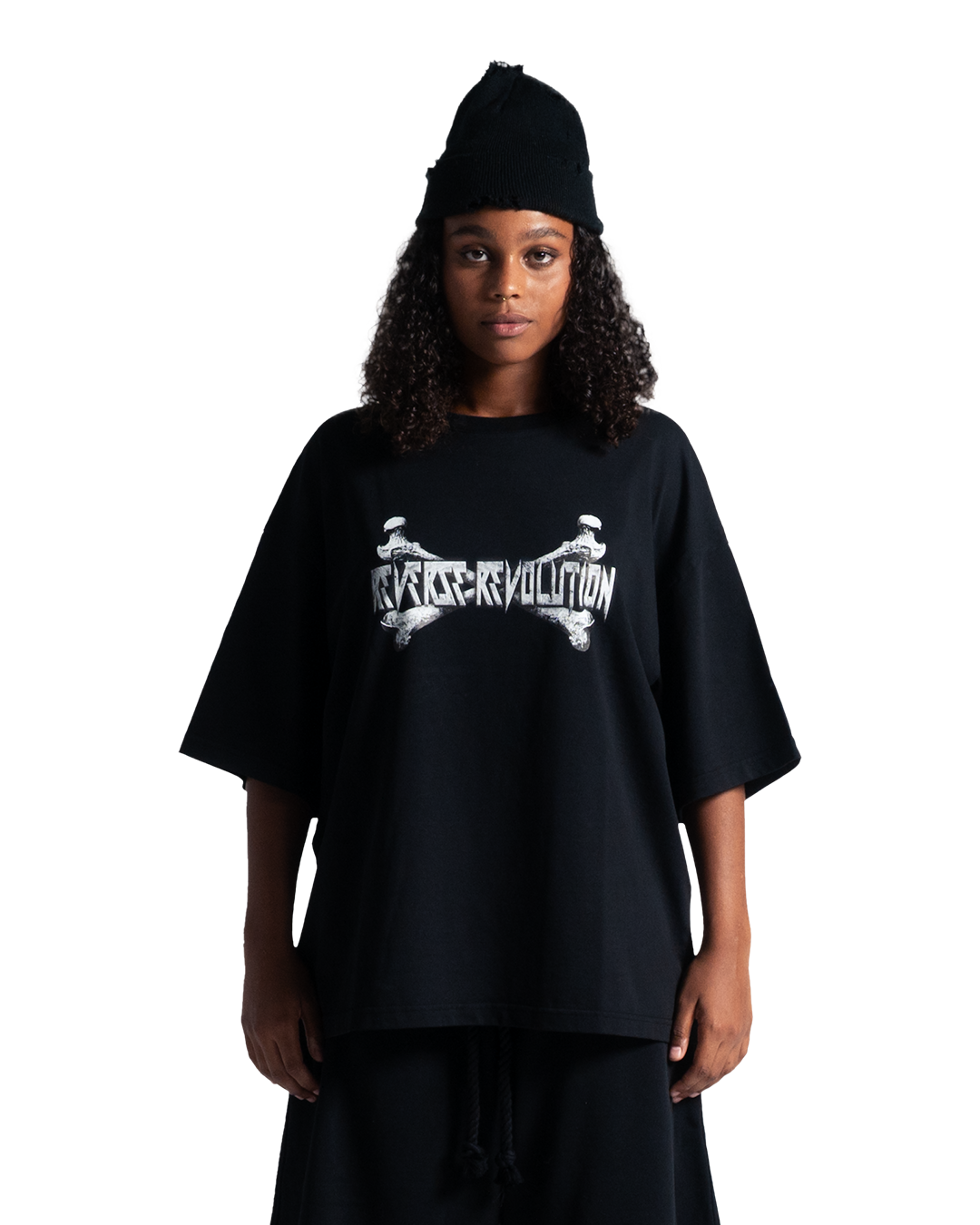 METALIC BONES TEE