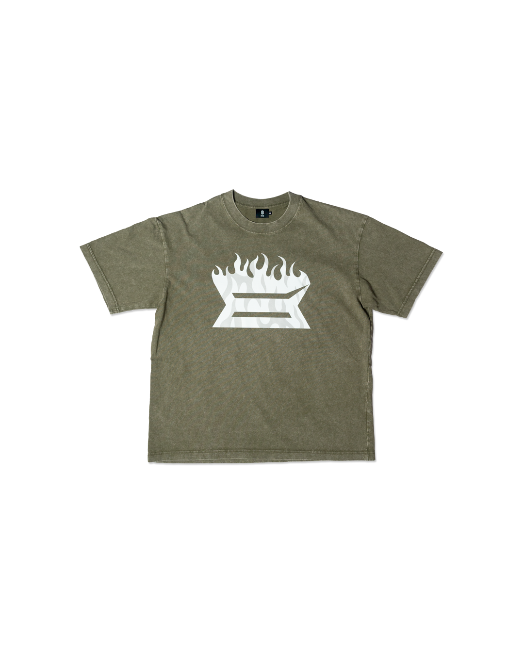 FIREMARK VINTAGE-WASHED GREEN TEE