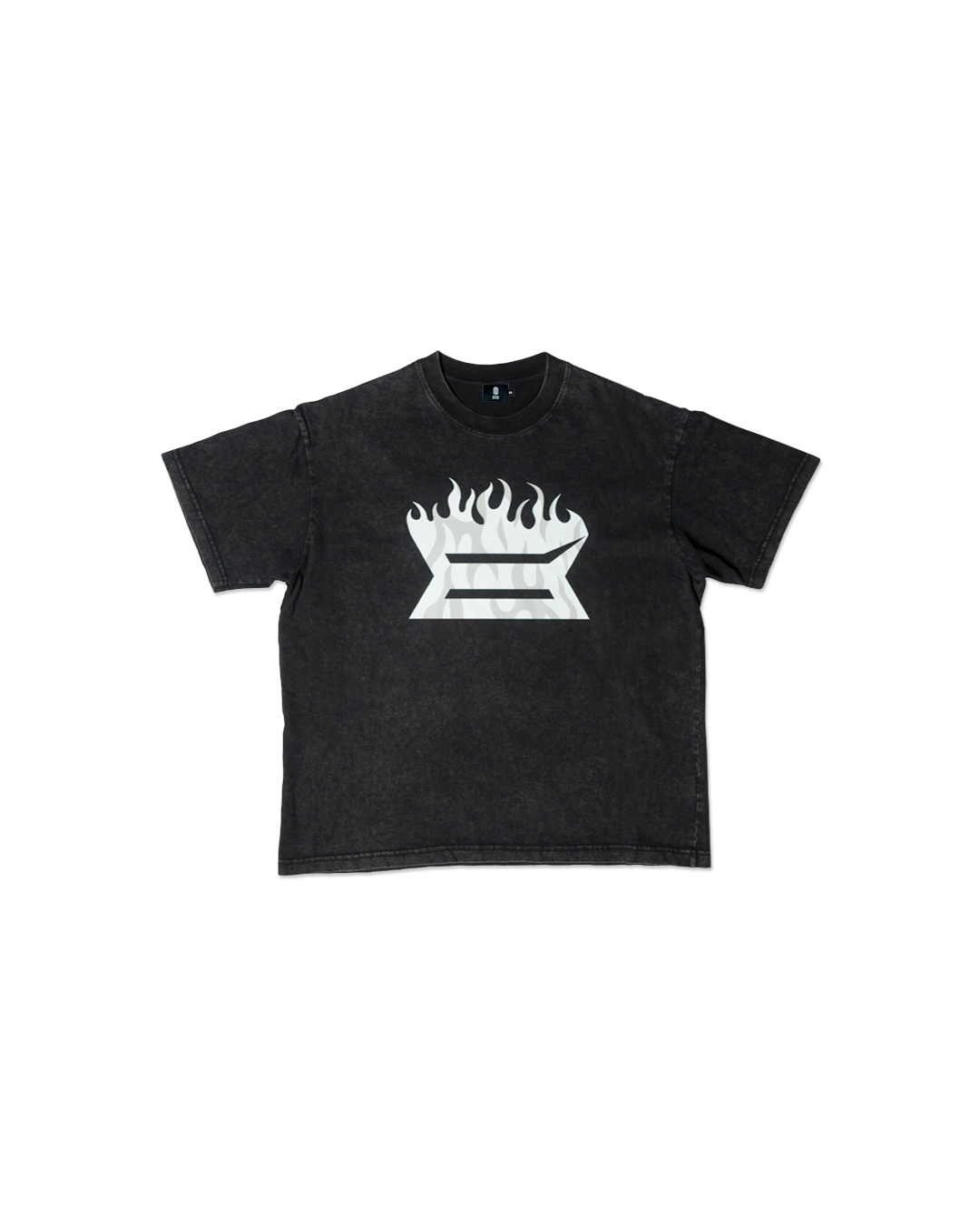 FIREMARK VINTAGE-WASHED BLACK TEE