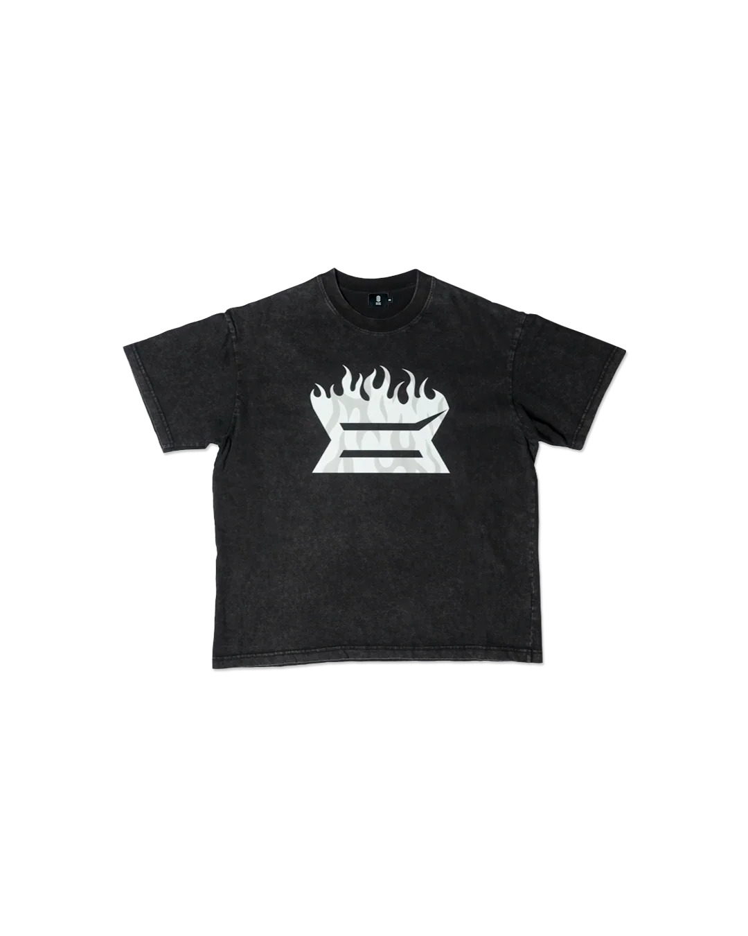FIREMARK VINTAGE-WASHED BLACK TEE