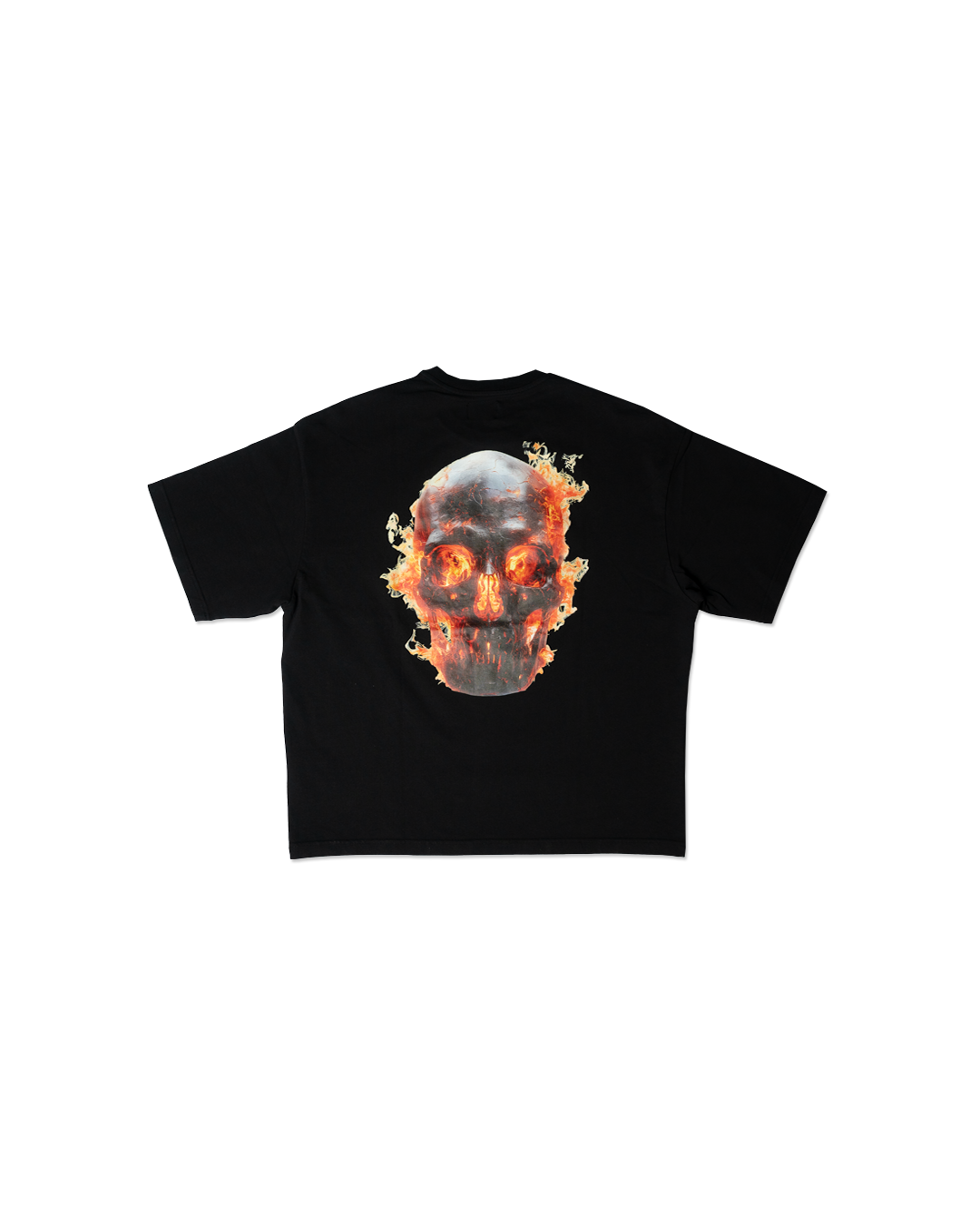 SKULL IN FLAMES TEE