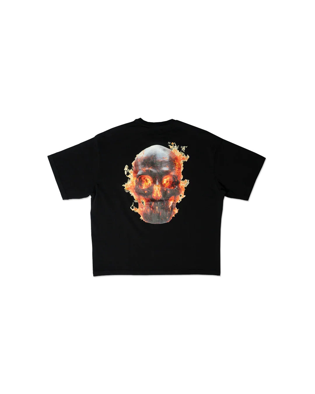 SKULL IN FLAMES TEE