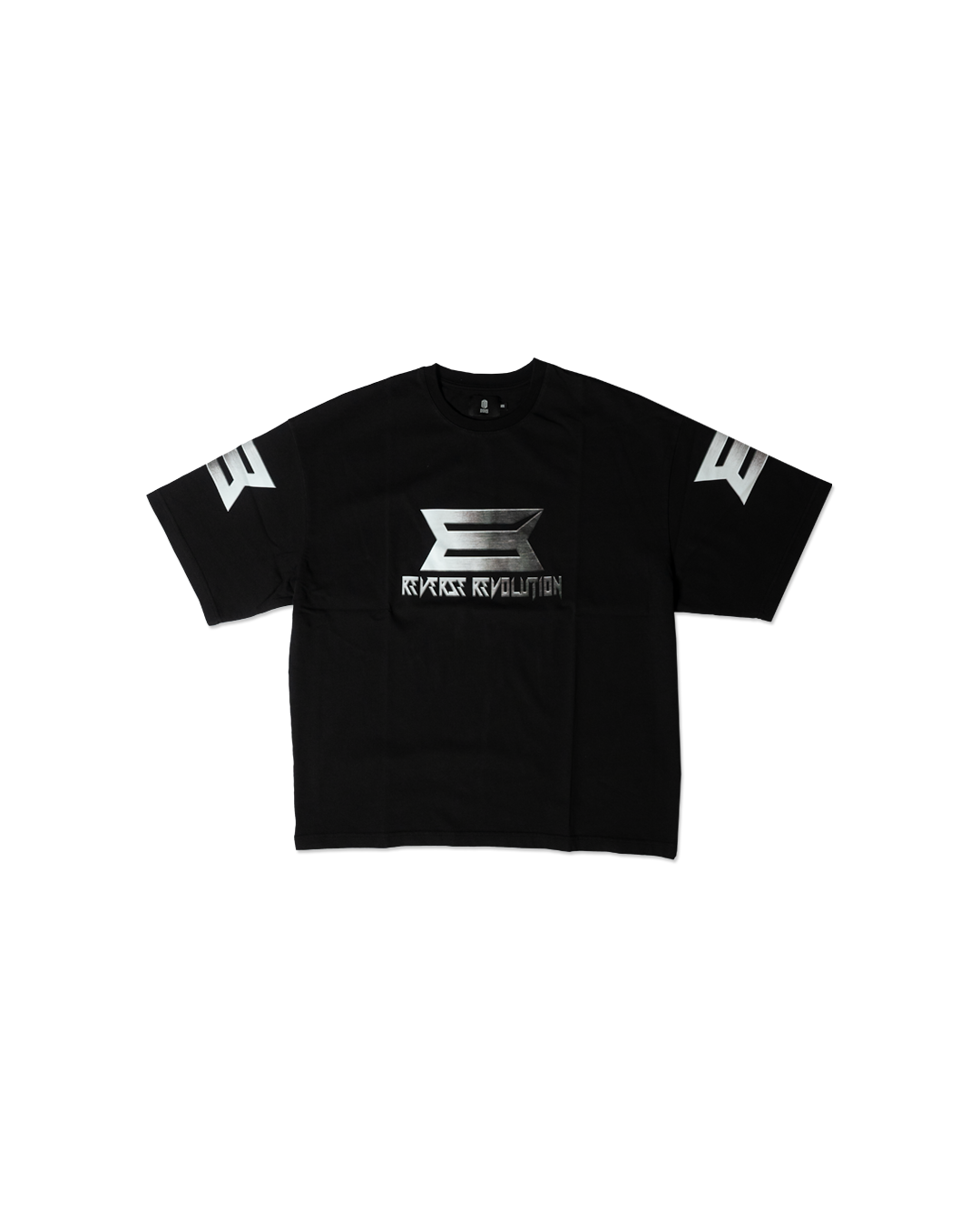 REVERSE REVOLUTION BLACK TEE