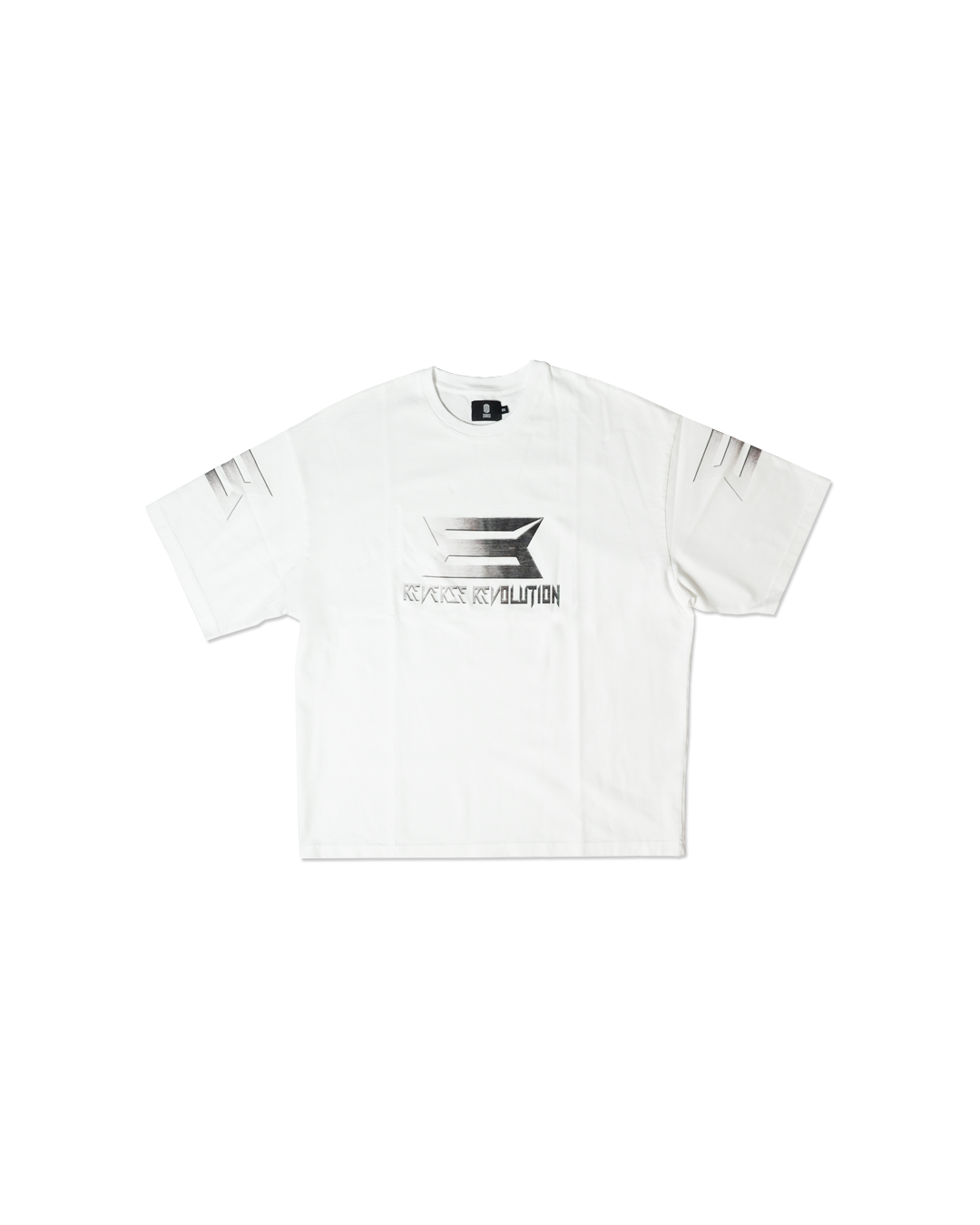REVERSE REVOLUTION WHITE TEE