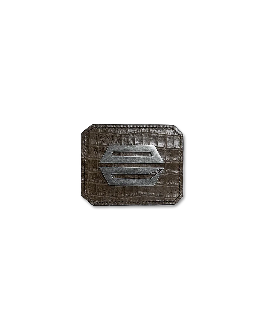 AMERICAN CROCODILE LEATHER CARDHOLDER