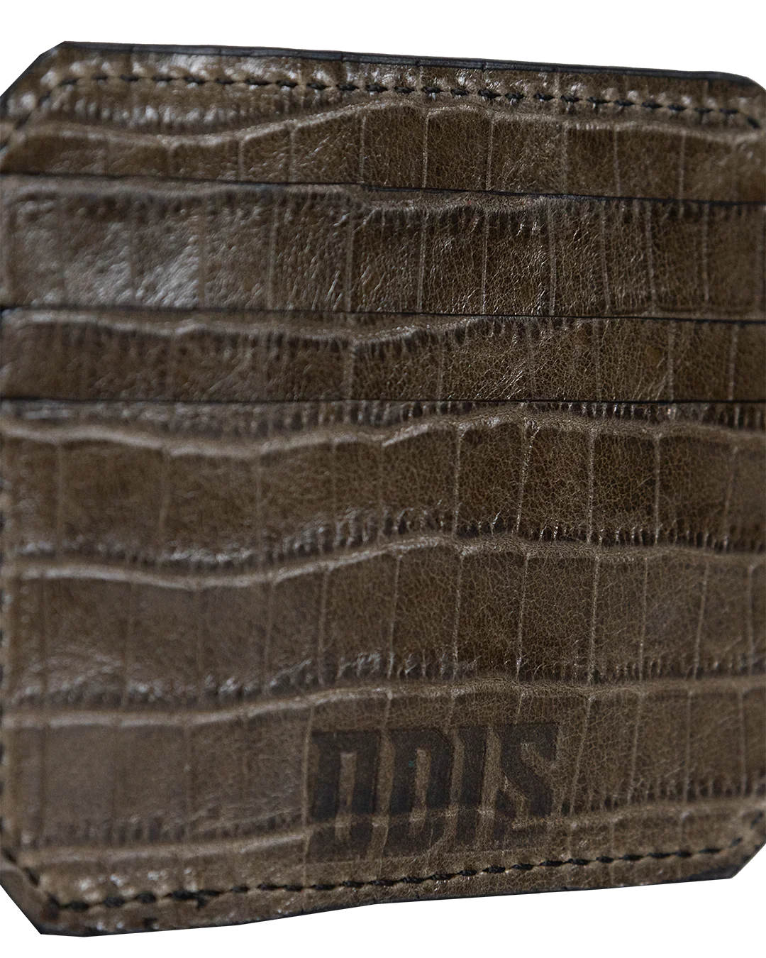 AMERICAN CROCODILE LEATHER CARDHOLDER
