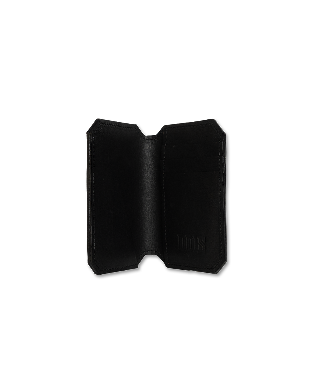 BLACKOUT VERTICAL LEATHER WALLET