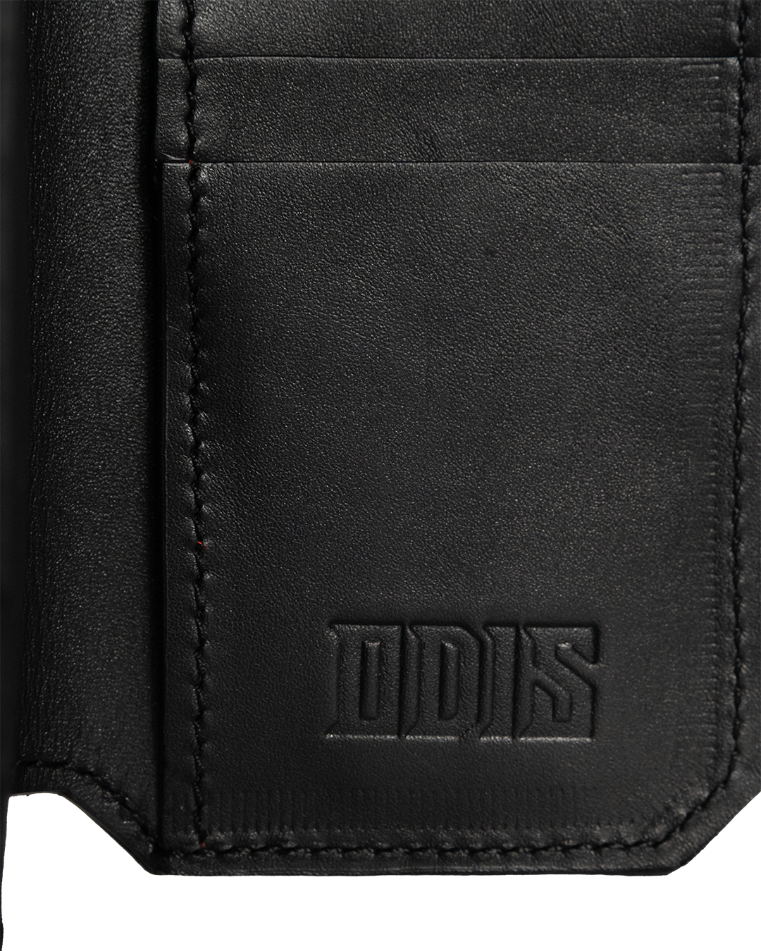 BLACKOUT VERTICAL LEATHER WALLET