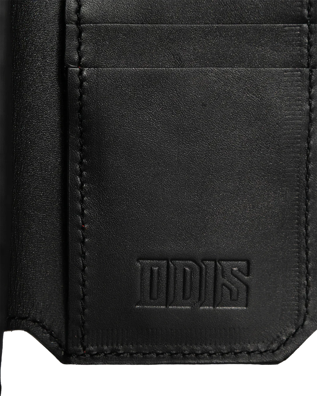 BLACKOUT VERTICAL LEATHER WALLET