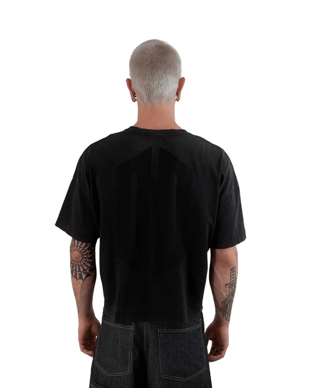 WASHED GREY BOXY TEE