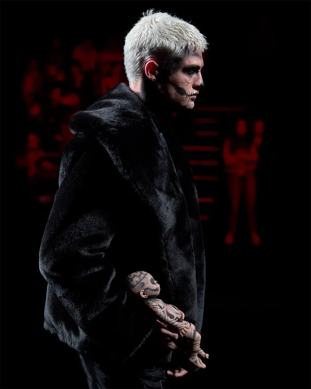 NIGHTMARE FAUX FUR COAT