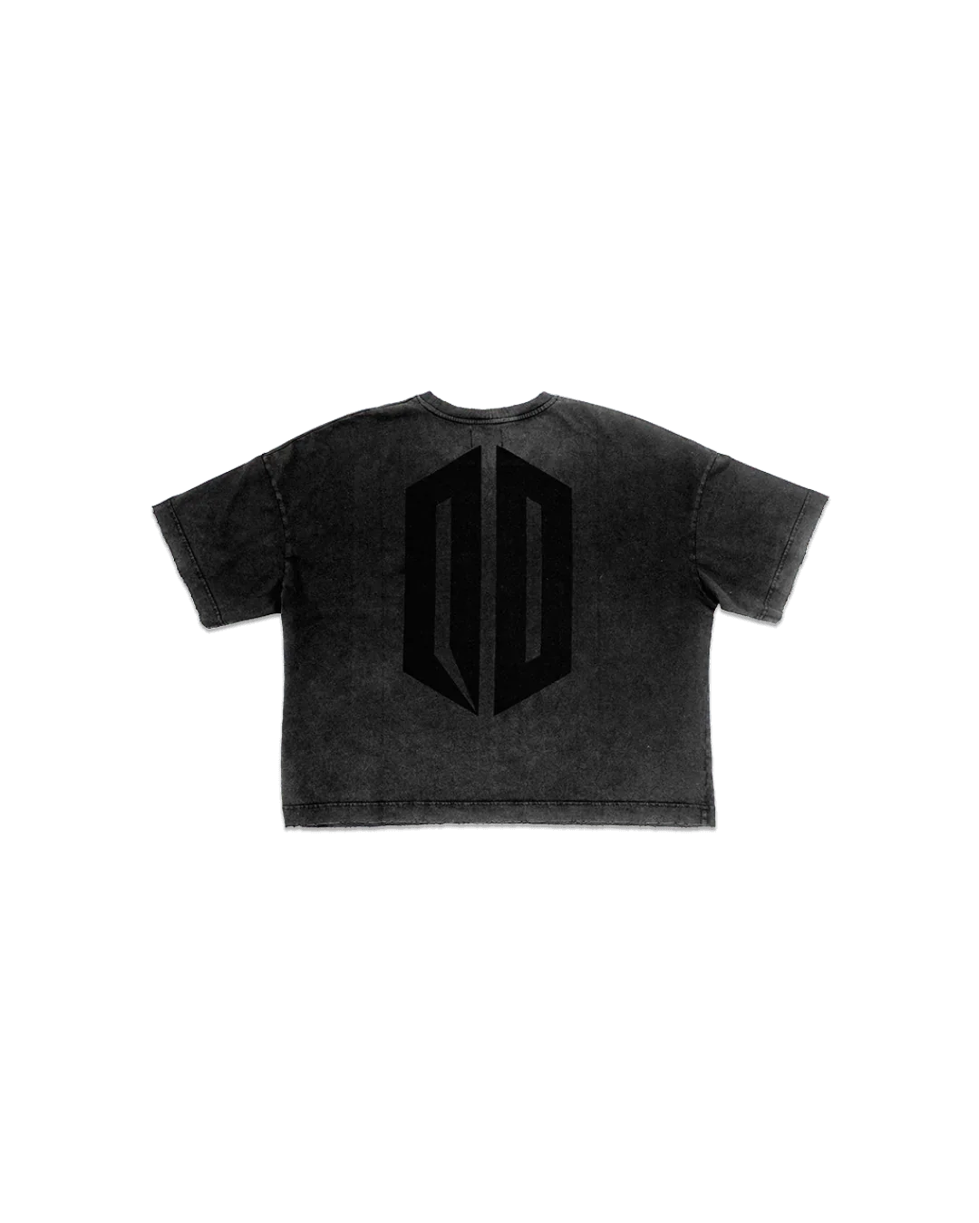 WASHED GREY BOXY TEE