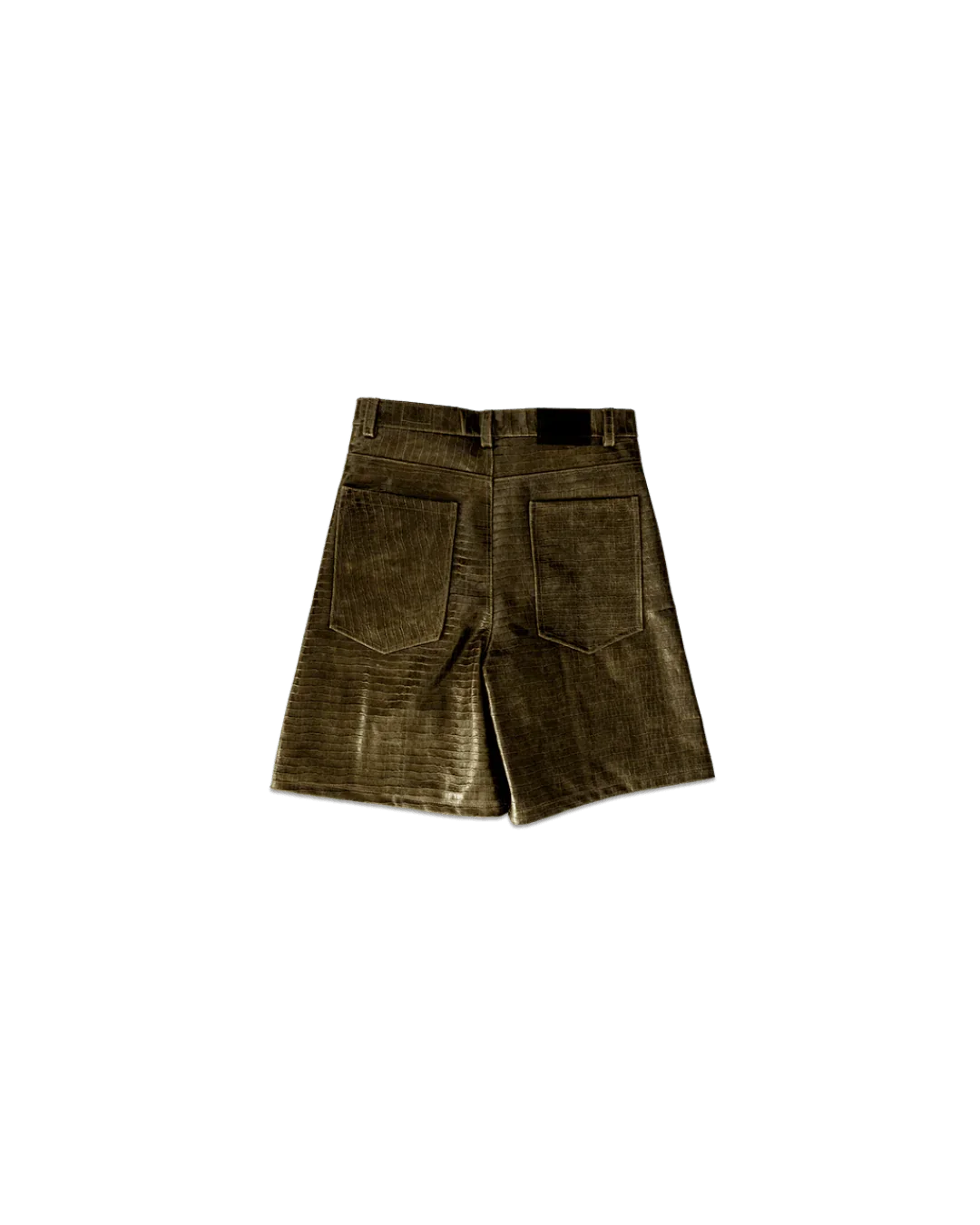 AMERICAN CROCODILE LEATHER SHORTS