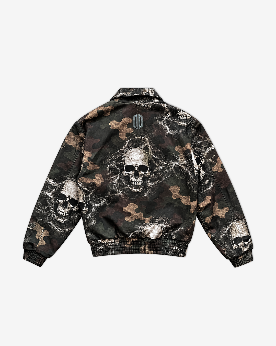 NO MAN'S LAND CAMO HIGH COLLAR JACKET