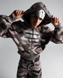 SHADOW CAMO ZIP HOODIE