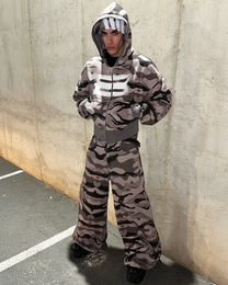 CAMO/DENIM REVERSIBLE PANTS