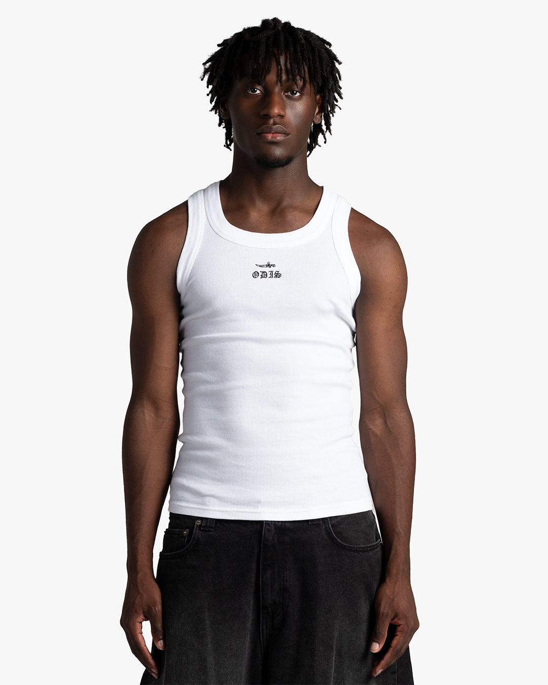 ODIS SWORD WHITE TANK TOP