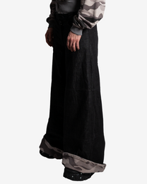 CAMO/DENIM REVERSIBLE PANTS