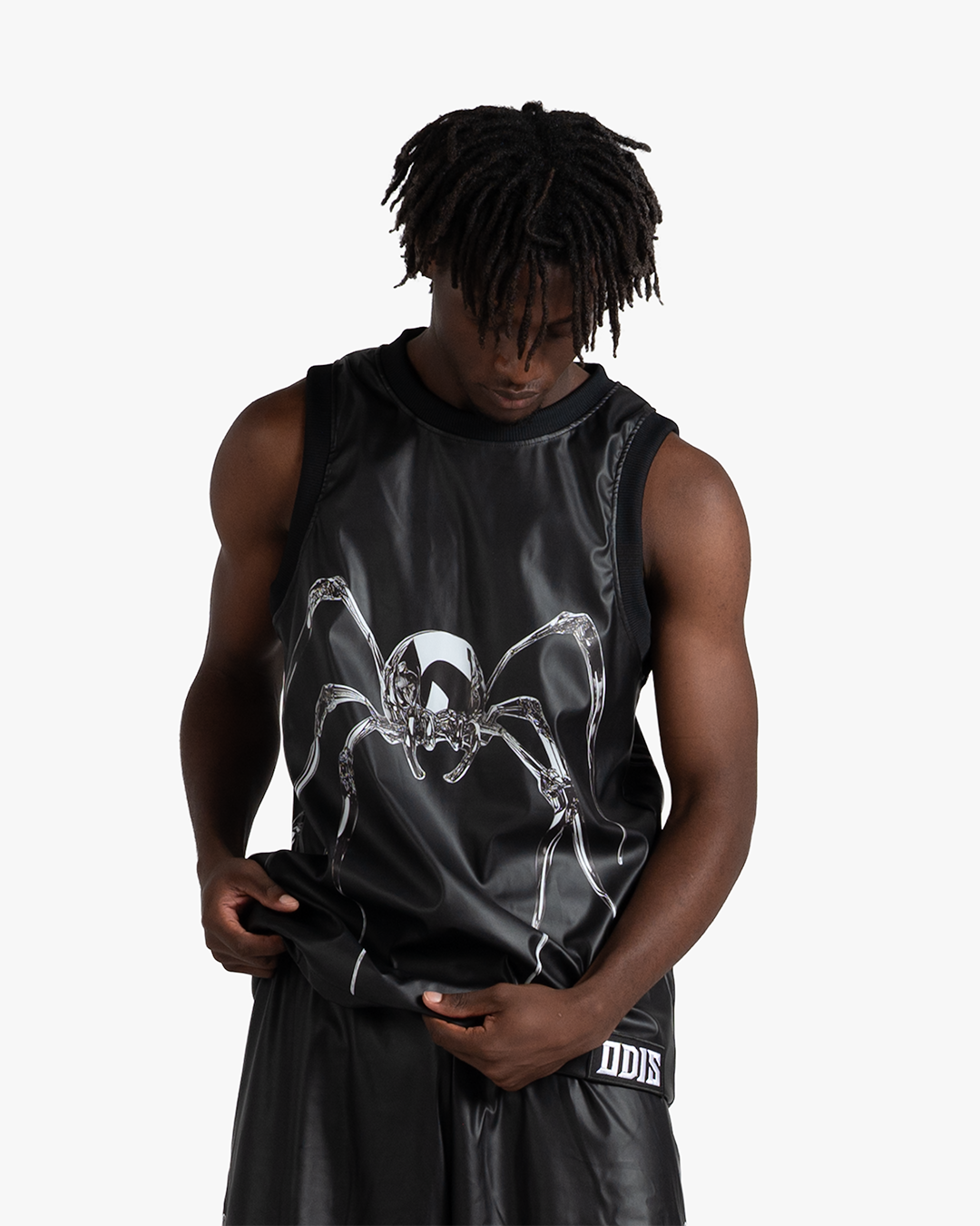 DARK CELEBRITY PU LEATHER BASKETBALL JERSEY