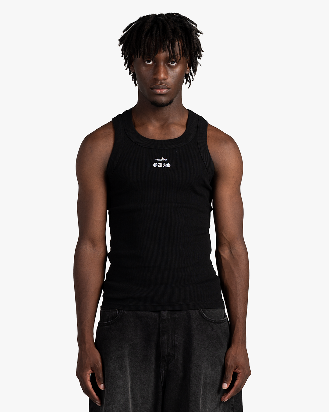 ODIS SWORD BLACK TANK TOP