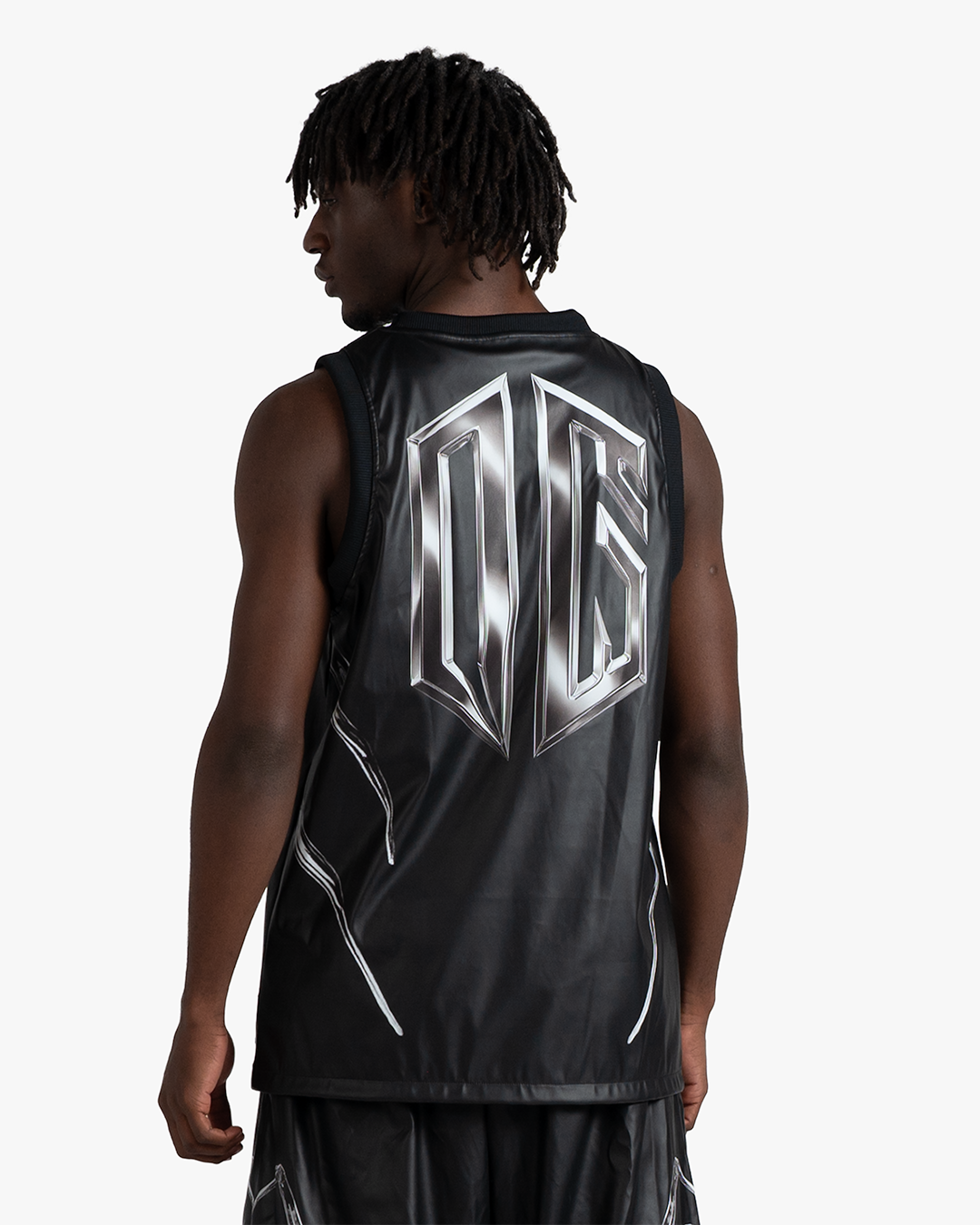 DARK CELEBRITY PU LEATHER BASKETBALL JERSEY