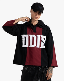 TRACKLINE LONG-SLEEVE POLO