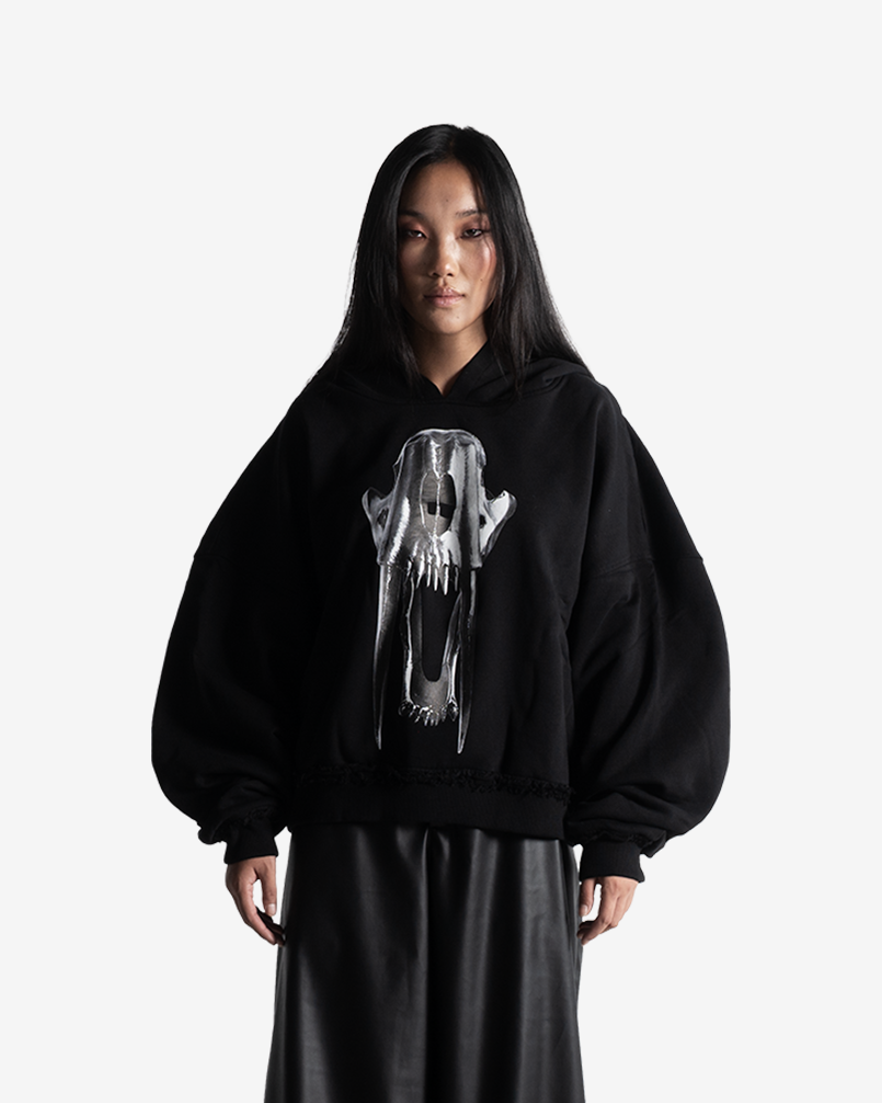 SMILODON RAW EDGES HOODIE
