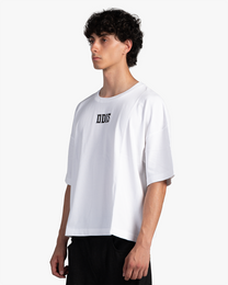 BLACK ON WHITE BOXY TEE