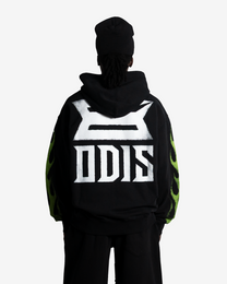 FUEL INJECTED BLACK ZIP HOODIE