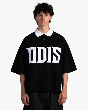 WHITE ON BLACK POLO