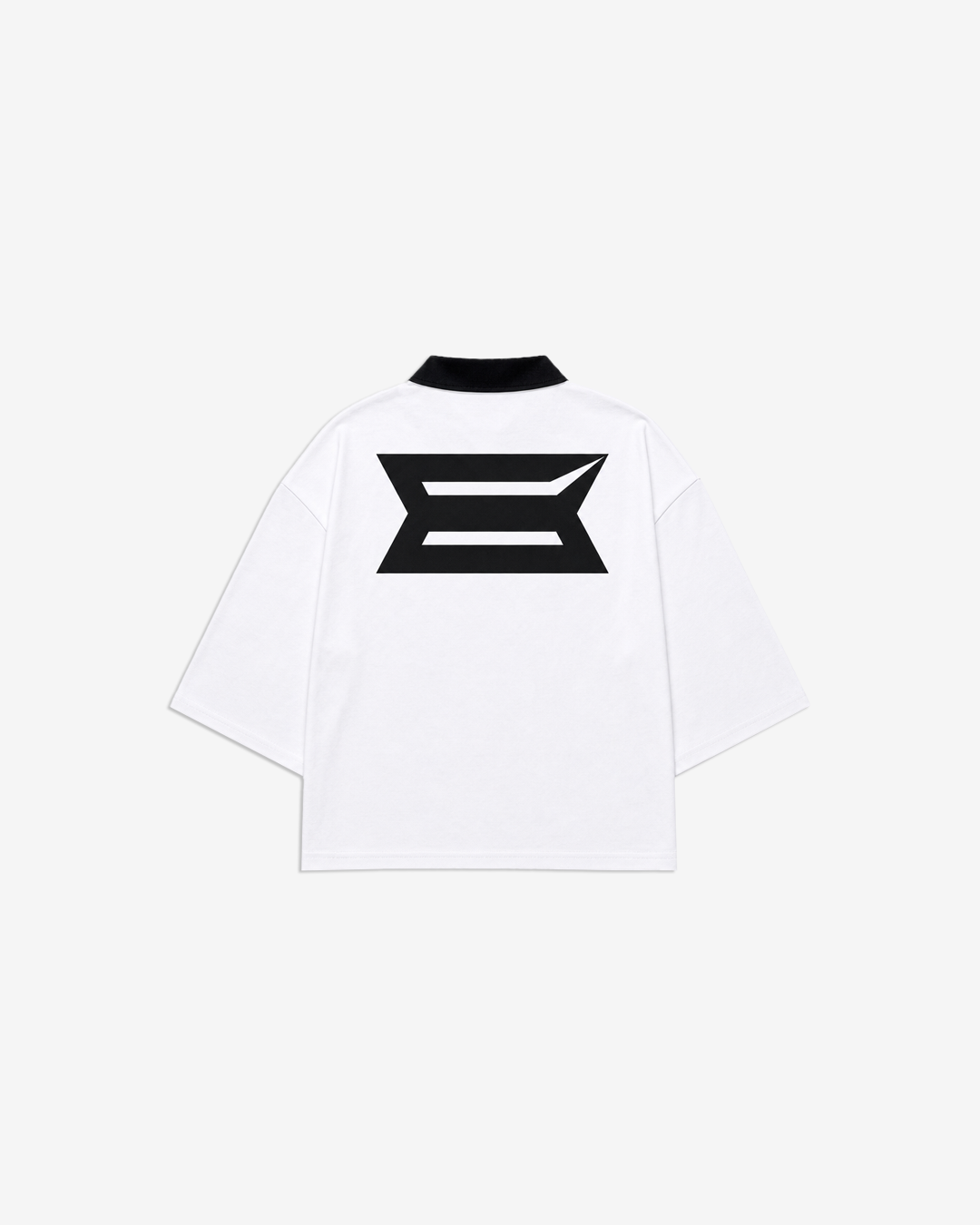 BLACK ON WHITE POLO