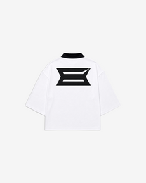 BLACK ON WHITE POLO