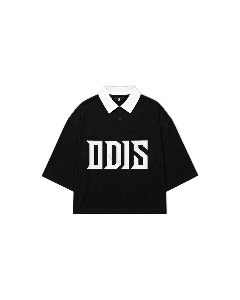WHITE ON BLACK POLO
