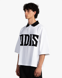 BLACK ON WHITE POLO