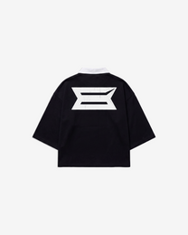 WHITE ON BLACK POLO