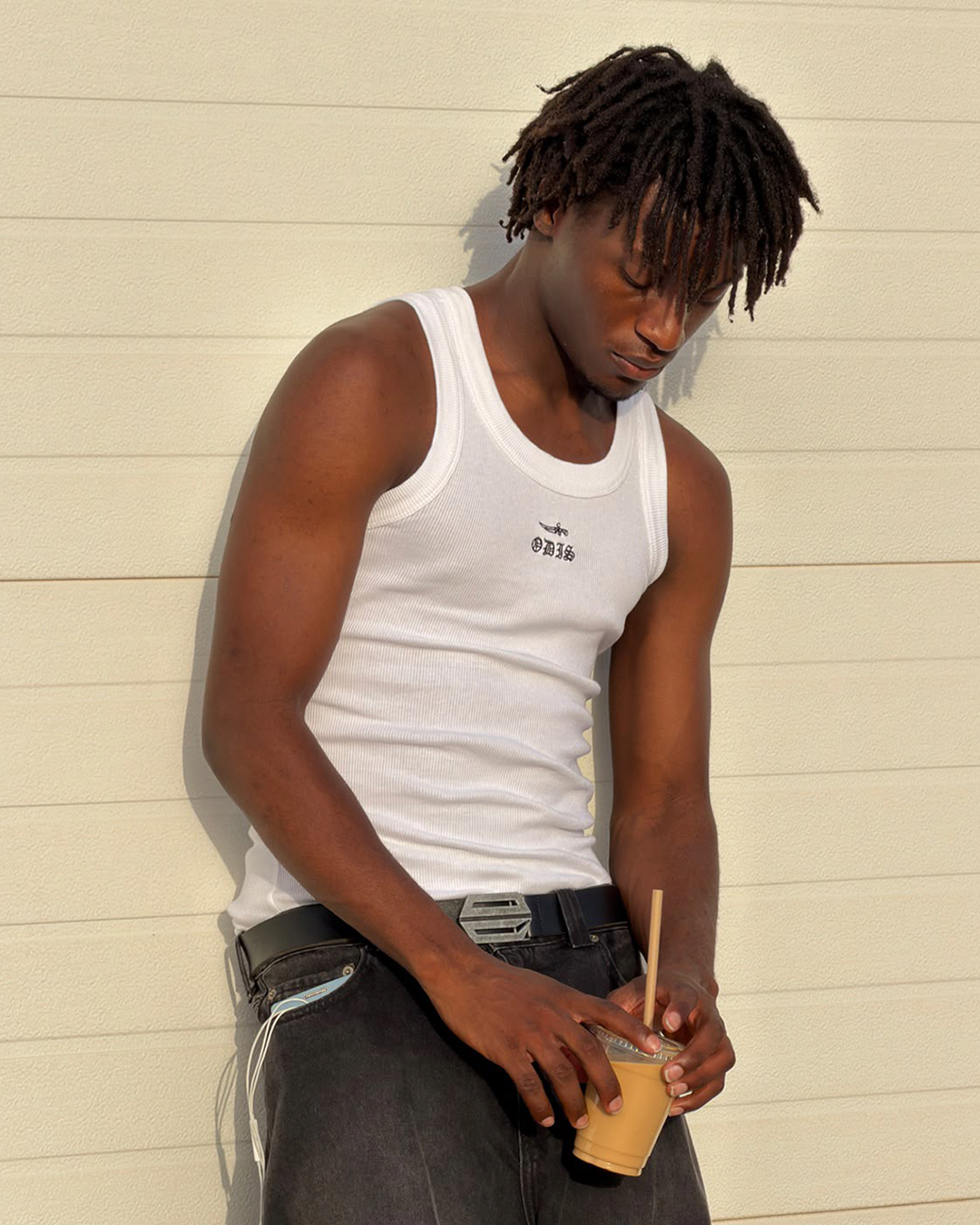 ODIS SWORD WHITE TANK TOP