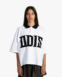 BLACK ON WHITE POLO