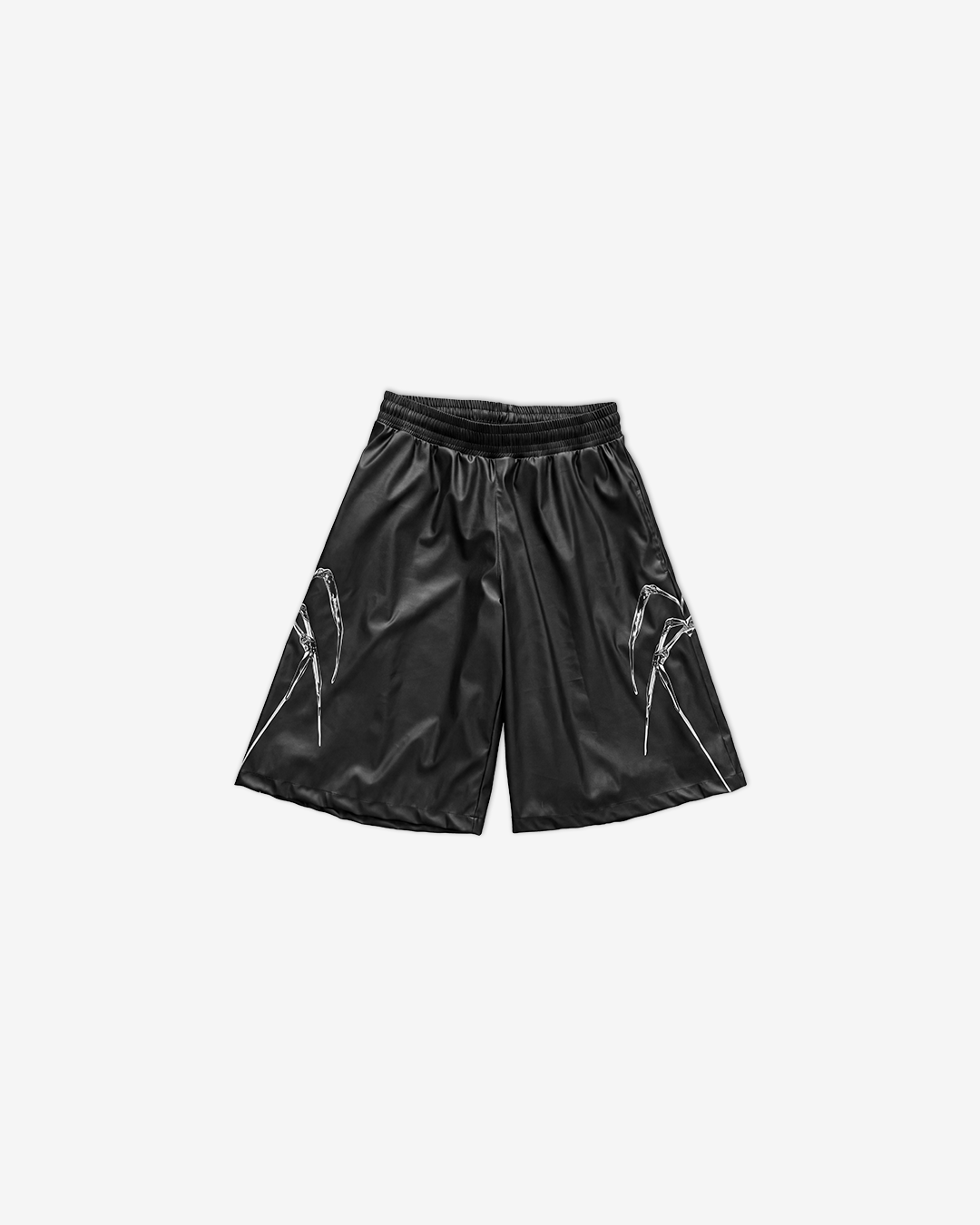 DARK CELEBRITY PU LEATHER BASKETBALL SHORTS