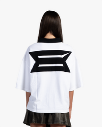 BLACK ON WHITE POLO