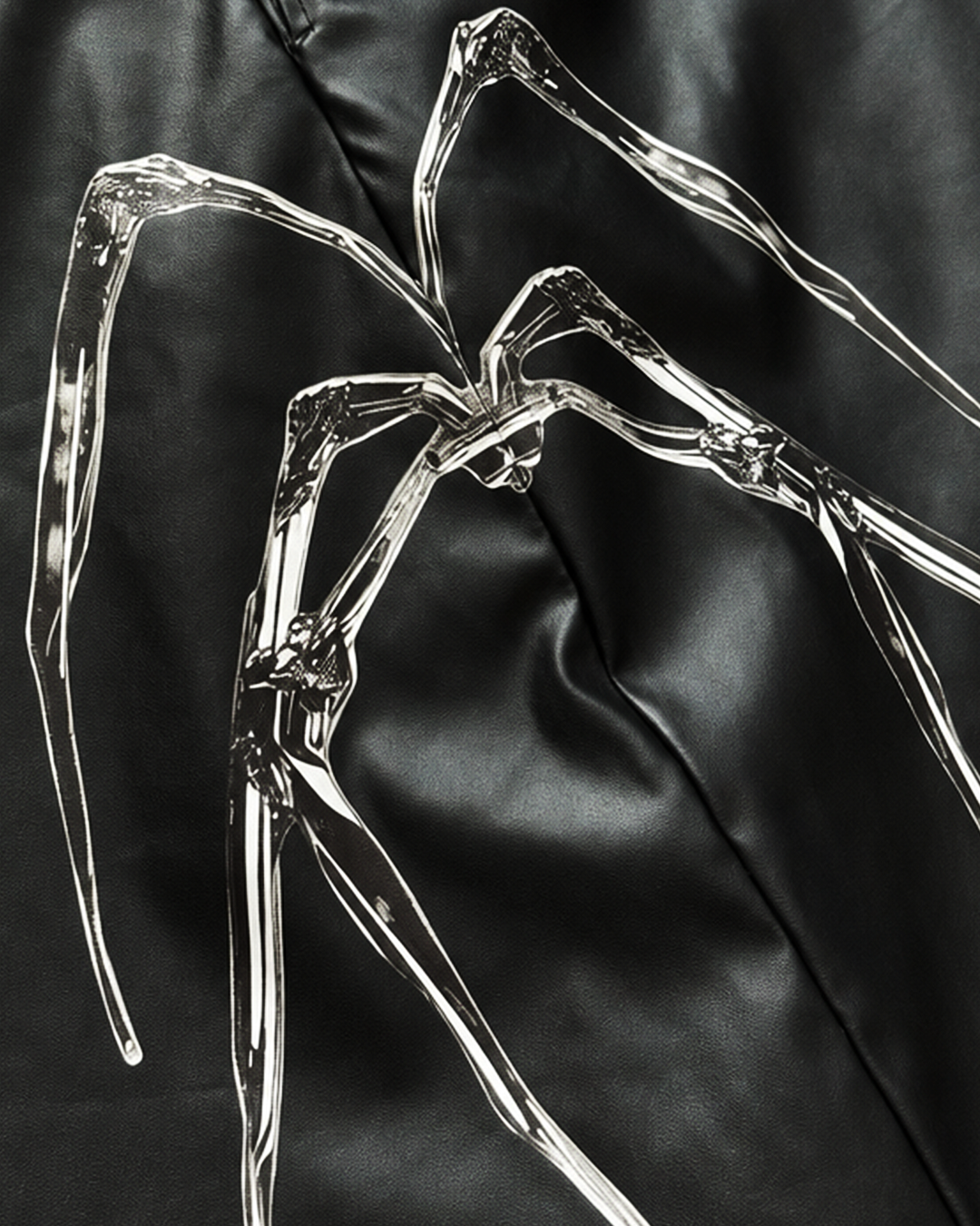 DARK CELEBRITY PU LEATHER BASKETBALL SHORTS