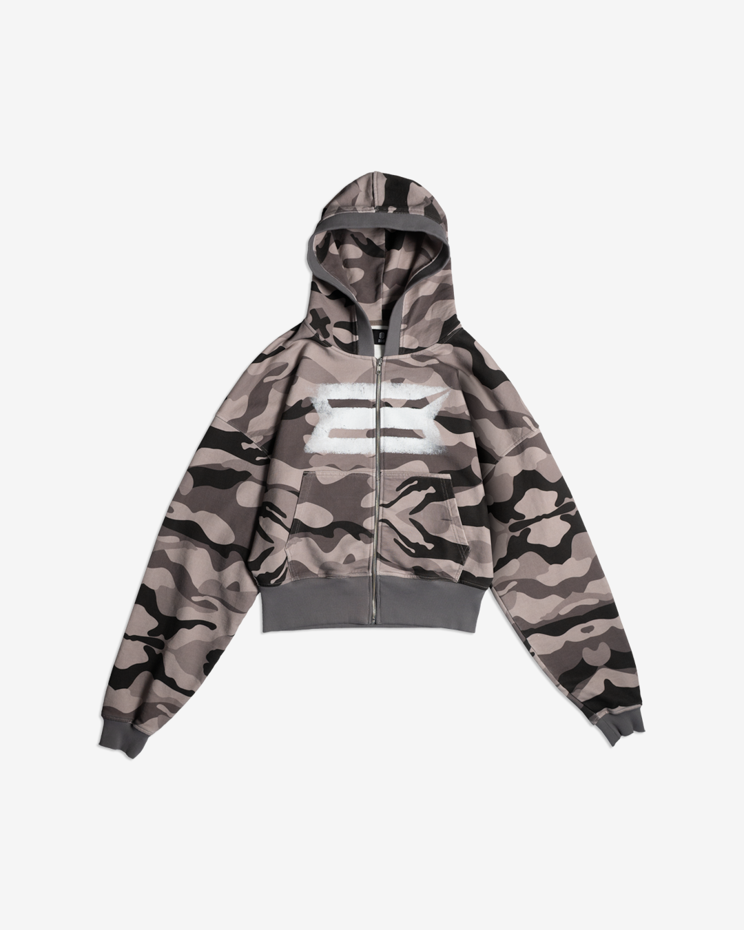 SHADOW CAMO ZIP HOODIE