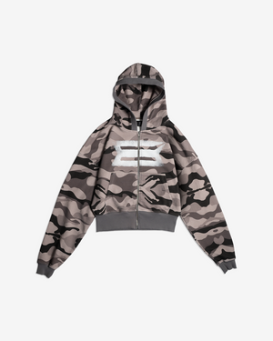 SHADOW CAMO ZIP HOODIE