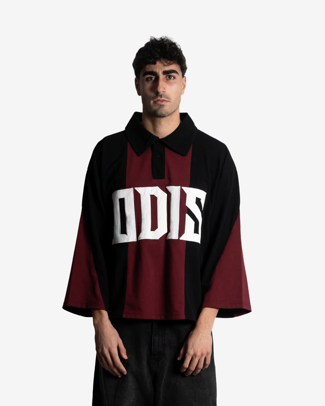 TRACKLINE LONG-SLEEVE POLO