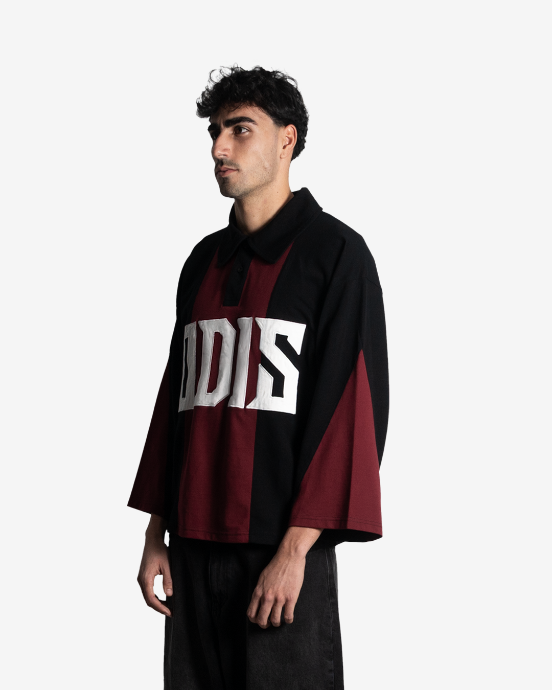 TRACKLINE LONG-SLEEVE POLO
