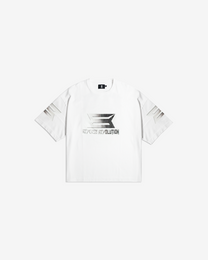 REVERSE REVOLUTION WHITE TEE