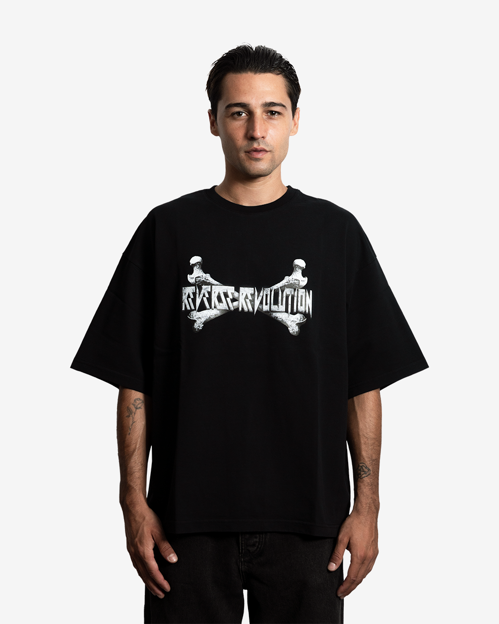 METALIC BONES TEE