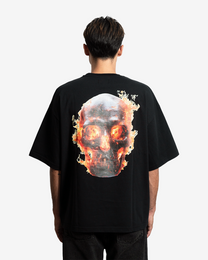 SKULL IN FLAMES TEE