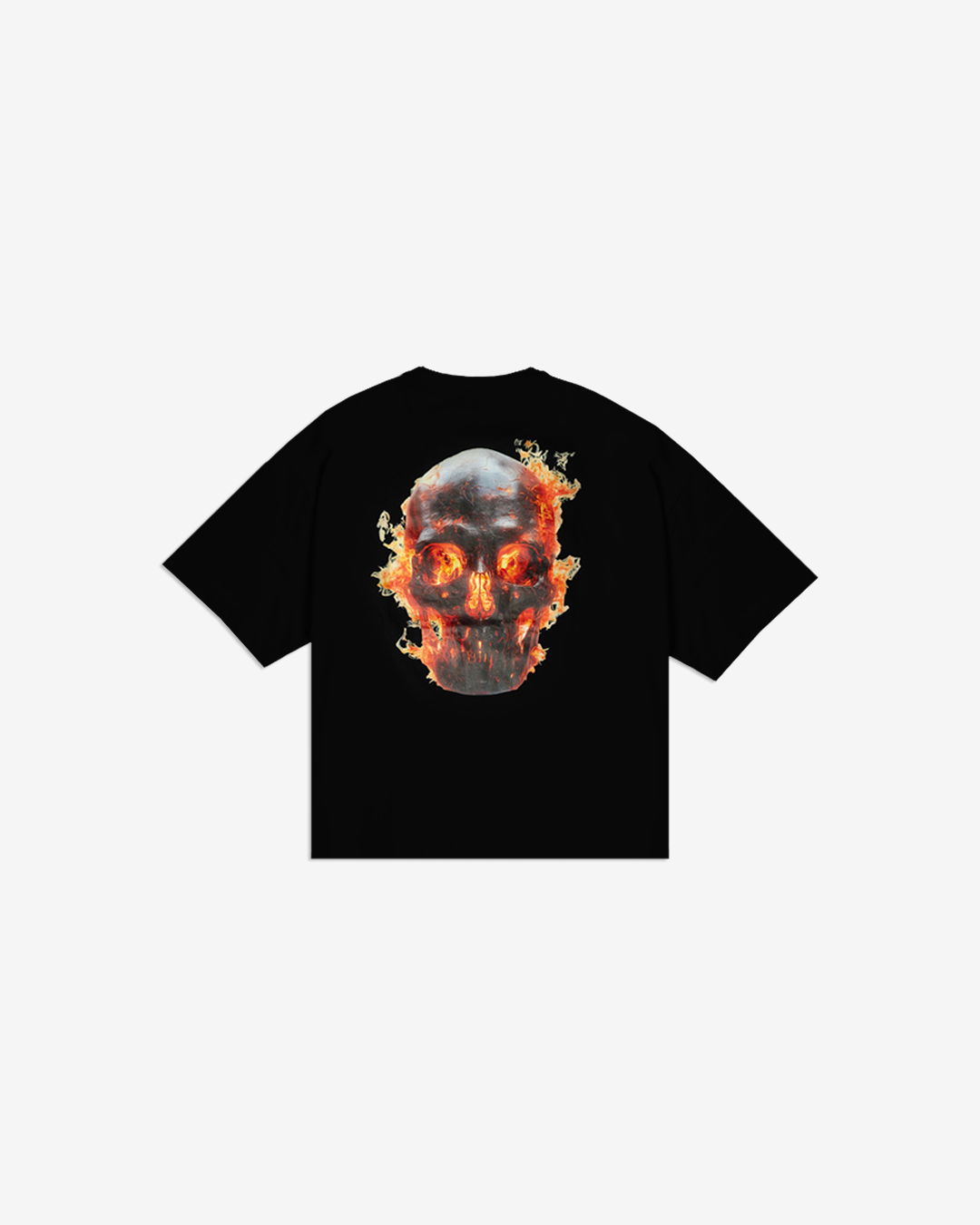 SKULL IN FLAMES TEE